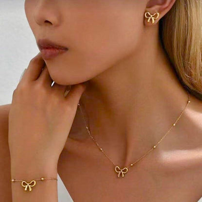 Bow Jewellery Set